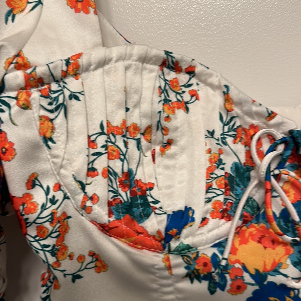 For Love & Lemons Brandy Top in Ivory - Picture 5 of 6